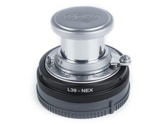 Vintage INDUSTAR-10 FED 50mm f/3.5 Soviet Lens M39 Sony E Mount