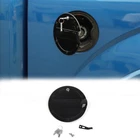 For 2015-2020 Ford F150 Gloss Black Fuel Gas Filter Tank Door Cap W/ Lock + Key