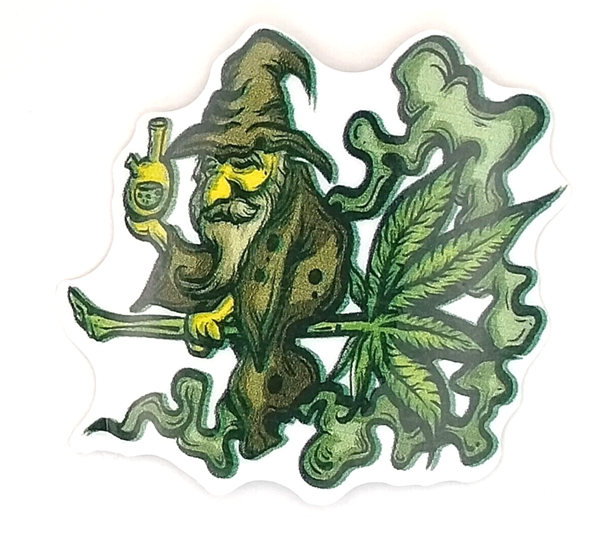 Weed Wizard 420 Sticker Cannabis Decal Weatherproof Vinyl UV Safe Marijuana 420