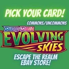 Evolving Skies Pokemon TCG raw Pick your card! Regular / Reverse holo / Holo /V