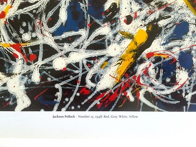 JACKSON POLLOCK ABSTRACT EXPRESSIONIST COLLECTORS LITHOGRAPH JACKSON POLLOCK ABSTRACT EXPRESSIONIST COLLECTORS LITHOGRAPH
