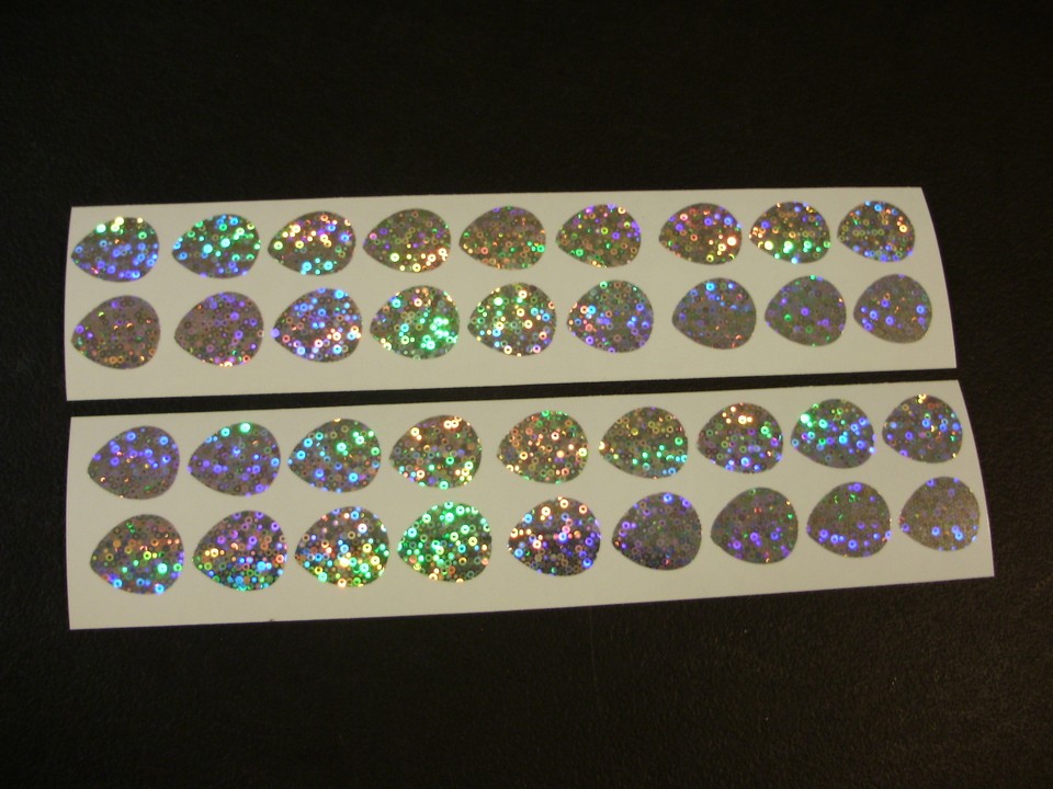 2 Colorado Blade 50 PCS Holo/UV/Glow Die Cuts in 9 Styles Fishing Lure