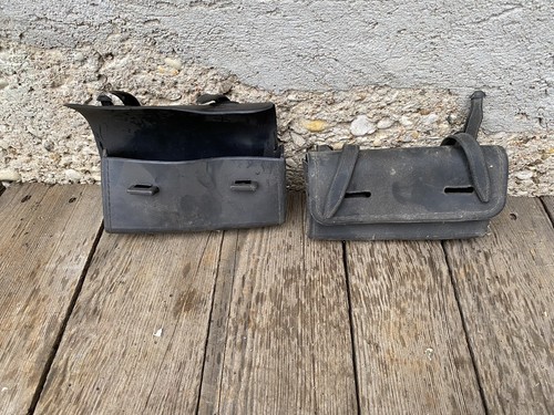 Sacoche De Selle Vélo Vintage REYDEL – Trousse à Outils Noire – Bon état