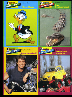 Mickey Mouse - 1991 - Supplement - EXTRA BOOKLET - Cards - Inserts Only - From 13/91