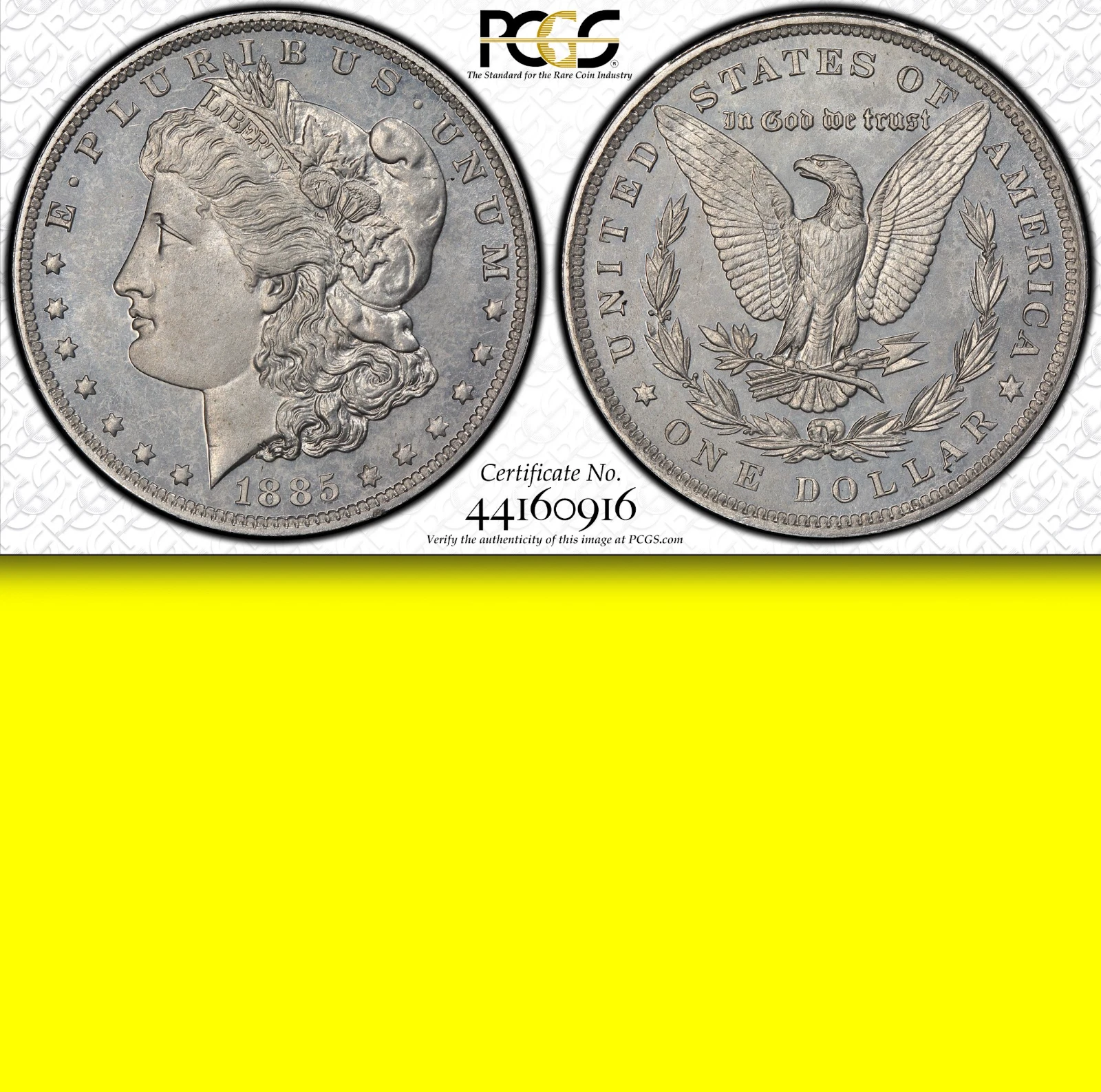 1885 PCGS PR65 Aluminum Morgan Dollar 🔴 2 Minted 🔴 Only ALUMINUM $1 Minted! ✅✅