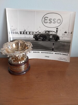 Rallye Monte-Carlo 1962  jaguar 3.8 Mk 2  Speed Test Class Winner's Trophy