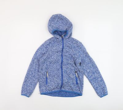 Killtec Jungen blau Polyester Hoodie mit durchgehendem Reißverschluss Größe 7-8 Jahre Reißverschluss