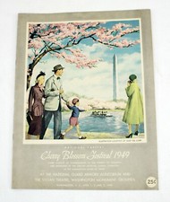 Vtg Souvenir Bklt National Capital CHERRY BLOSSOM FESTIVAL 1949 Washington D.C.