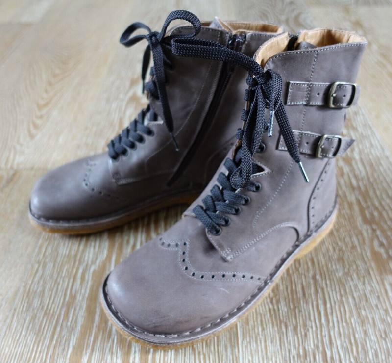 Pepe Girls Prairie Leather Boots Size EURO 35/US 3.5 NWOB Made in Italy!