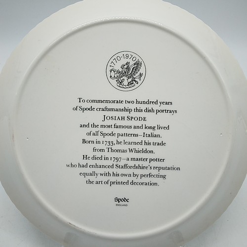 Josiah Spode Commemorative Bowl 8.25" Dia Celebrating 200 Years of Craftmanship - Picture 9 of 15