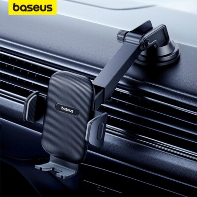 GET 2x Baseus PREMIUM Car Phone Holder STRONG sucker cup Dashboard & Windshield
