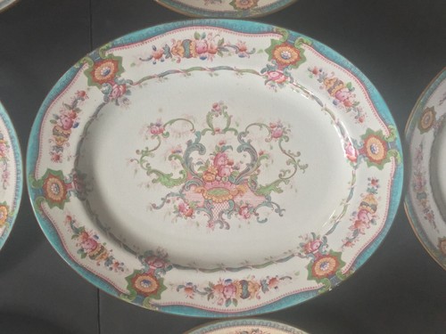 Cauldon 11 Lunch Plates and 1 Serving Tray, c. 1910 - 第 2/4 張圖片