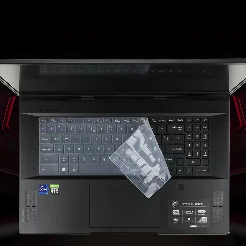 2 X Keyboard Cover Fit MSI GS77 GF76 GL76 GE78 GT77 - Image 2 of 4