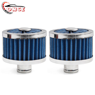 2PCS Extra Flow 1'' to 1-1/4'' Push In Valve Cover Baffle Breather Vent Filters