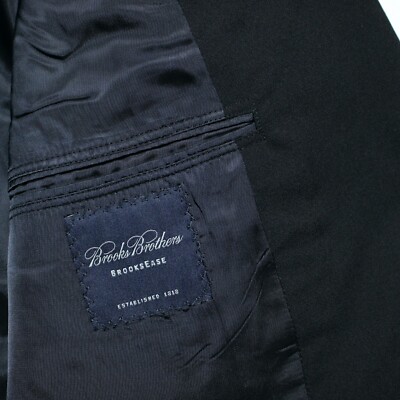 Brooks Brothers Made In USA BrooksEase Navy Blue Blazer Sport Coat Brooks Brothers Made In USA BrooksEase Navy Blue Blazer Sport Coat