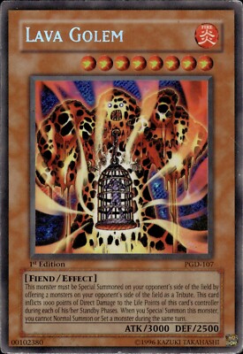 Lava Golem - Secret Rare 1. Auflage PGD-107 - HP - YuGiOh
