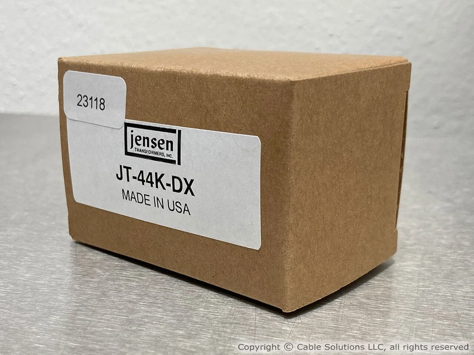 Jensen JT-44K-DX Moving Coil Phono Cartridge Step-Up Transformer SUT - Image 3 of 4