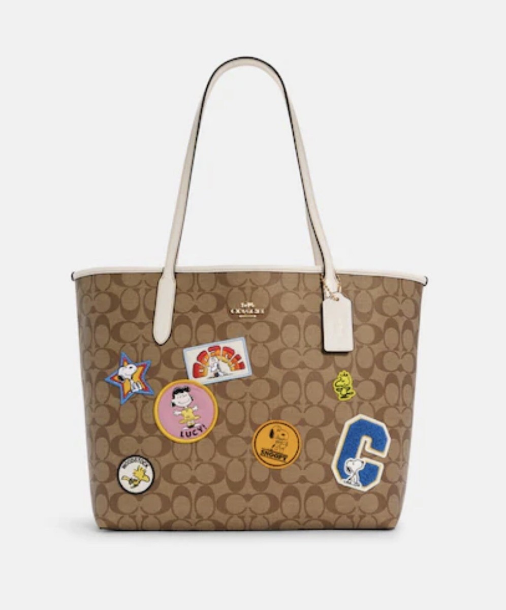 関税込【COACH×PEANUTS 】City Tote Signature Canvas Patch s-l1200.jpg