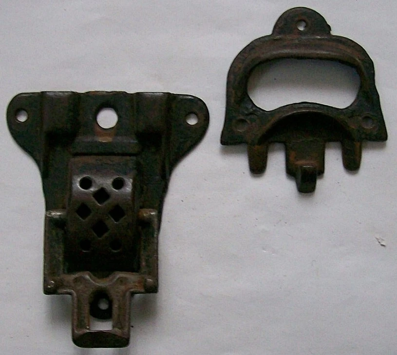 Un gran pestillo de maletero antiguo #5, cofre, vaporizador, piezas de herrajes vintage Foto 3 de 3