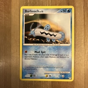 Barboach - 72/123 - Common LP English Pokemon Mysterious Treasures