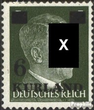 Briefmarken Kurland (Dt.Bes.2.WK.) 1945 Mi 1 geprüft postfrisch Aufdruckausgabe