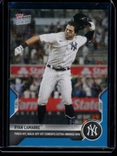 2021 Topps Now #540 Ryan LaMarre Blue Parallel Card #d /49