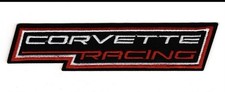 Embroidered Iron on patch Chevrolet Chevy Corvette Racing Sports Cars 140X32mm