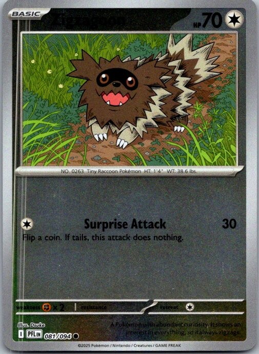 ME02: Phantasmal Flames #081/094 Zigzagoon