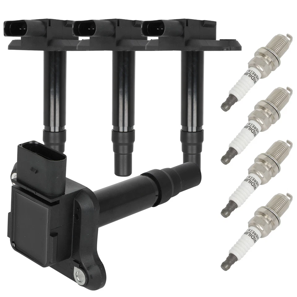 4*Ignition Coils & 4*Spark Plugs For Volkswagen Jetta Passat 1.8L 2000-2001 - Image 2 of 4