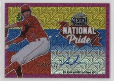 2021 Leaf Metal Draft National Pride Purple Mojo /5 Alejandro Hidalgo Auto i6j