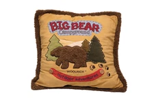WOOLRICH Big Bear Campground Pillow 18" Rustic Cabin Chic Style
