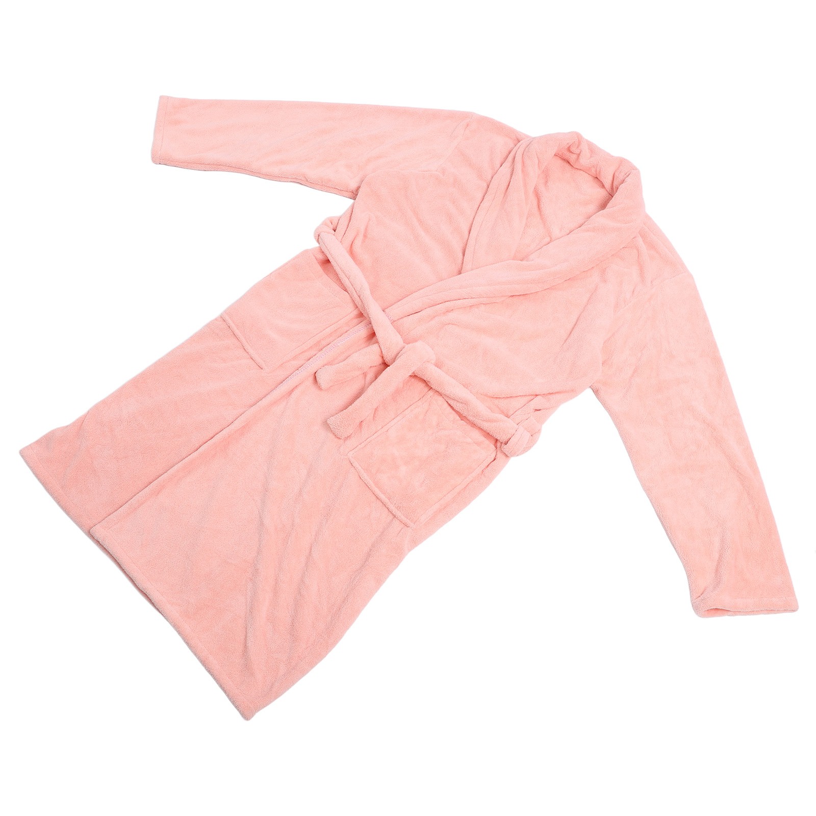 Bathrobe Coral Velvet Thicken Soft Water Absorbent Warm Belt Design Couple Bathr