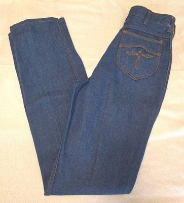 Vintage Hi Gear Designer Jeans Women's Size 27x34 Cotton 70's Retro Groovy Jeans