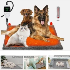 Pet Heating Smart Pad Electric Blanket Waterproof Mat Warmer Washable Dog Cat