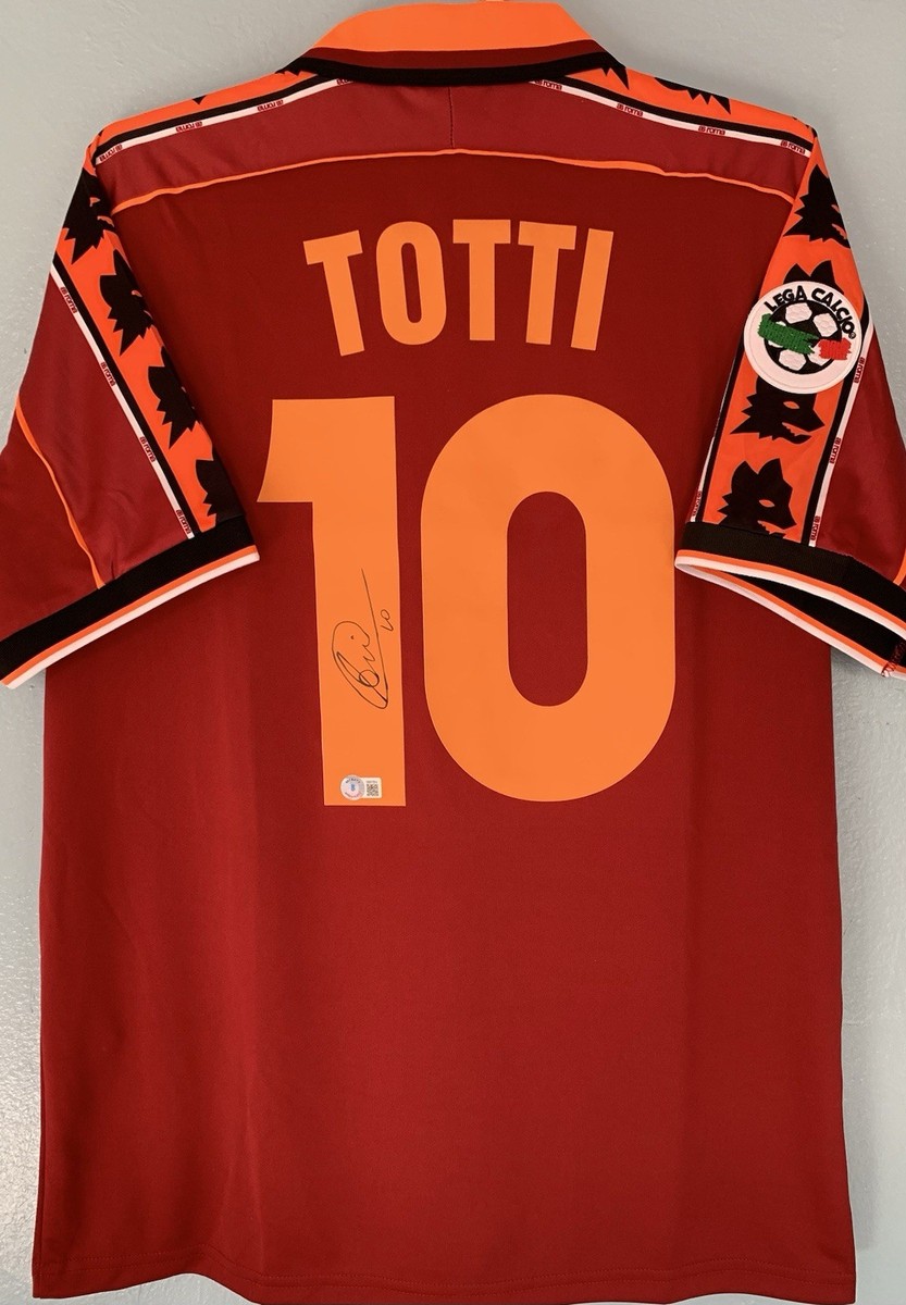 Francesco Totti Signed Roma 1998/99 Home Jersey Autographed Shirt