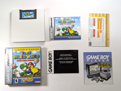 Super Mario World Player's Choice Game Boy Advance in box authentic