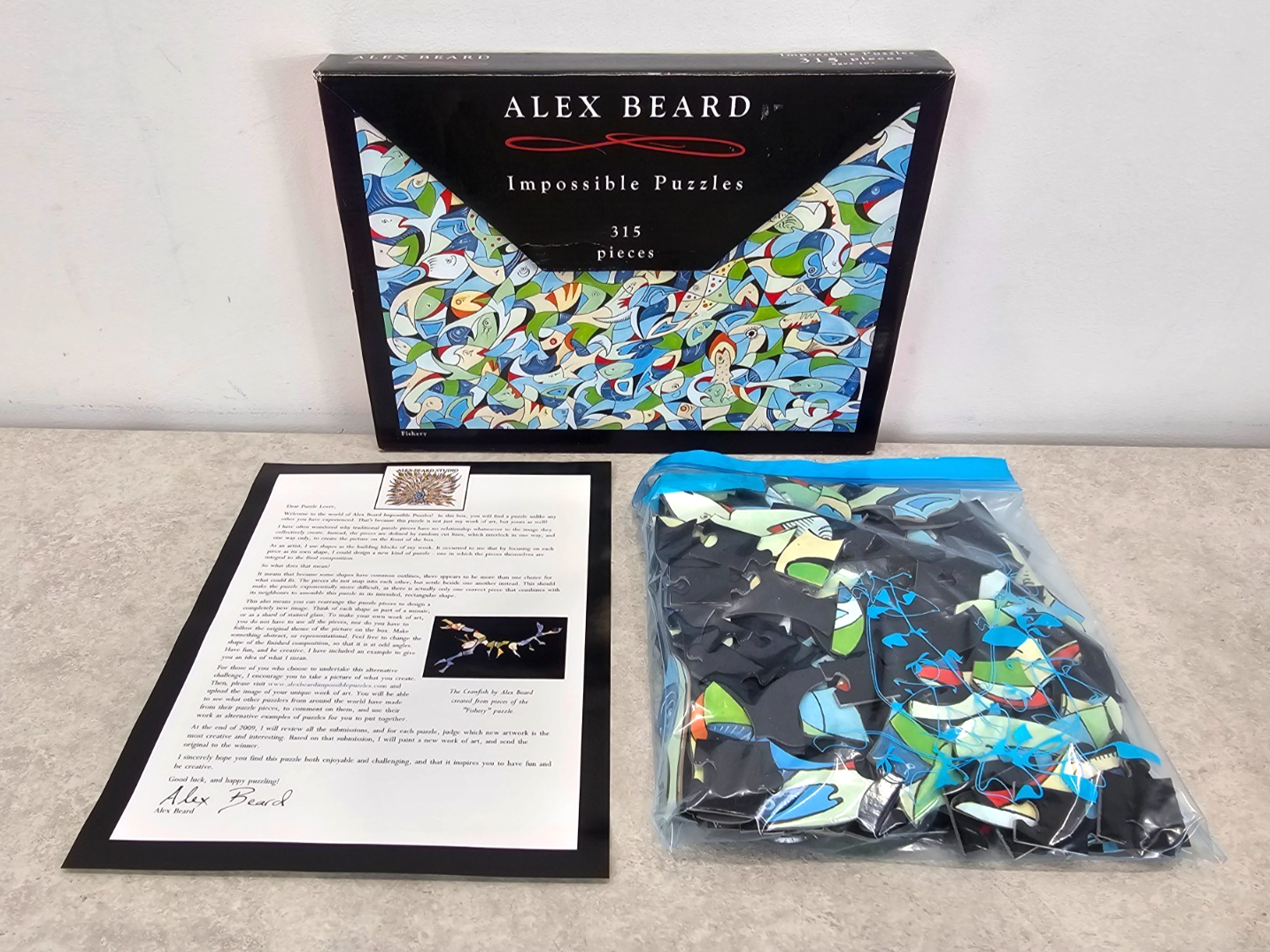 Paul Lamond Games Alex Beards Impossible Puzzles Fishery Puzzle