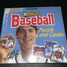 1988 Donruss Baseball Puzzle and Cards Box of 24 Count Sealed Packs (New)