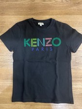 EUC Boys KENZO Black Short Sleeve T Shirt size 10