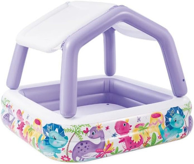 Intex 57470EP Sun Shade 5 Foot Square Inflatable Durable 10 Gauge Vinyl Kiddie P