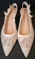 A New Day Women  s Milan Slingback Pumps Cream Size 6
