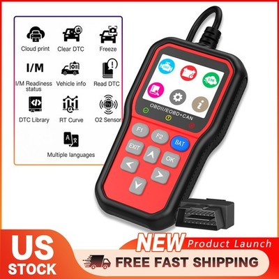 OBDII Scanner Diagnostic Live Data Code Reader Check Engine Light For Dodge