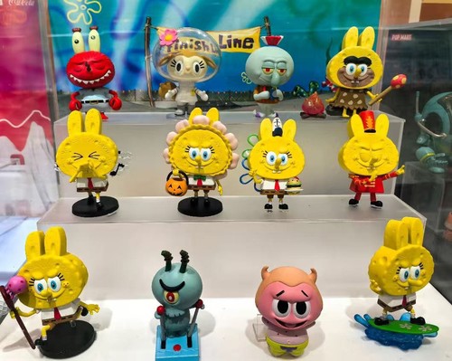 The Monsters X Spongebob Series Figures Whole Set 12pcs Toy Gift