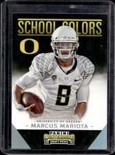 2015 Panini Contenders Draft Picks Marcus Mariota School Colors RC #1 Ducks