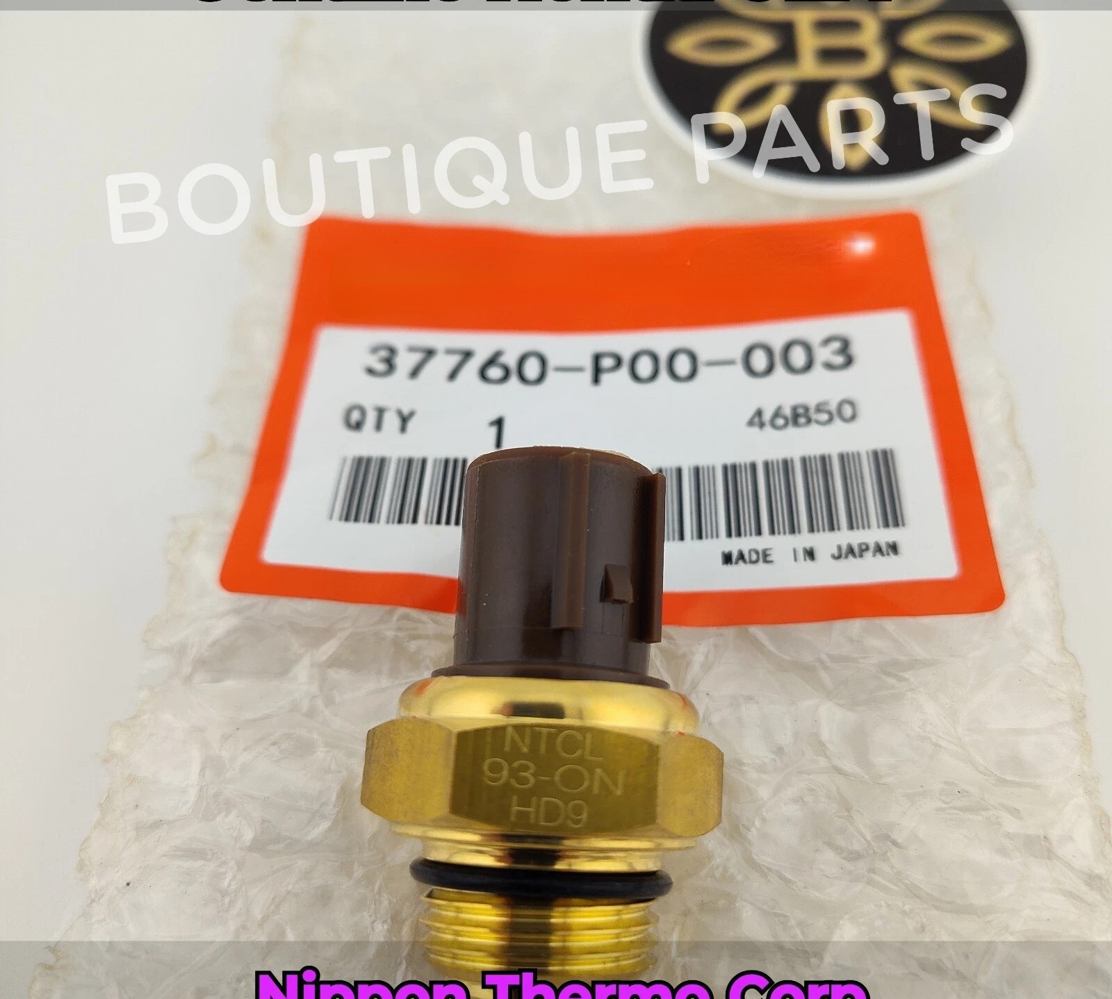 Genuine OEM for Honda Fan Switch Thermostat * NIPPON THERMO JAPAN 37760-P00-003