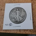 1941 d circulated Walking Liberty half dollar