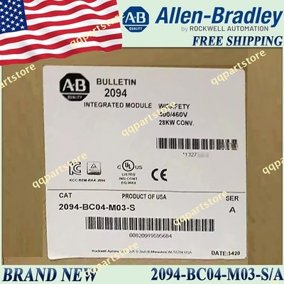 New AB 2094-BC04-M03-S/A Kinetix 6000 Integrated Axis Module 2094BC04M03S serA