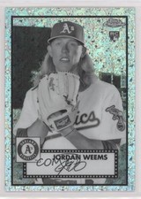 2021 Topps Chrome Platinum Anniversary Jordan Weems #139 0a9a