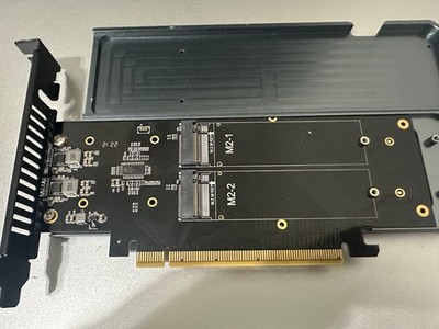 JEYI Quad NVMe PCIe 4.0 X16 Expansion Card. Bifurcation Required