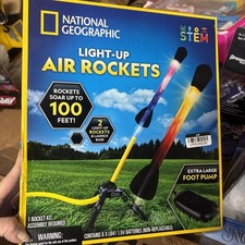 National Geographic Light Up Air Rockets Activity Set